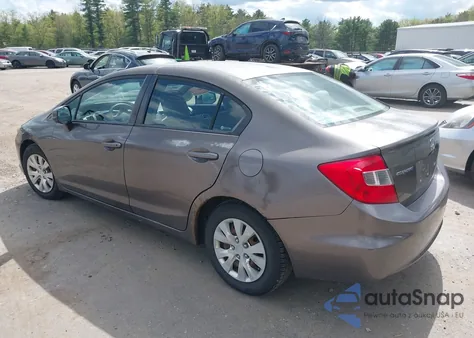 2012 Honda Civic Lx z USA, uszkodzony, nr VIN 2HGFB2F59CH561639
